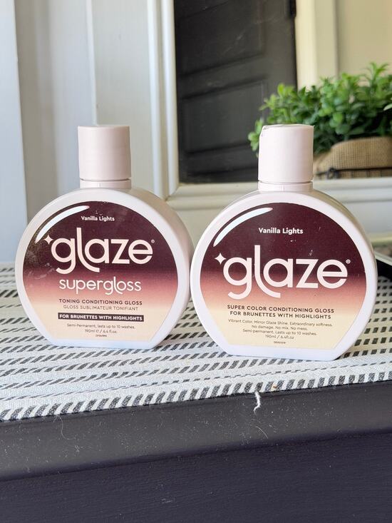 Glaze Other - Glaze SuperGloss Vanilla Lights Hair Gloss 2-Pack Brunette Highlights